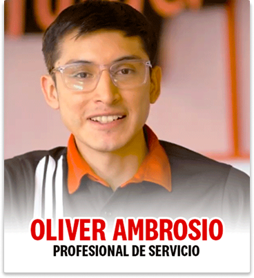 Oliver Ambrioso - Profesional de Servicio